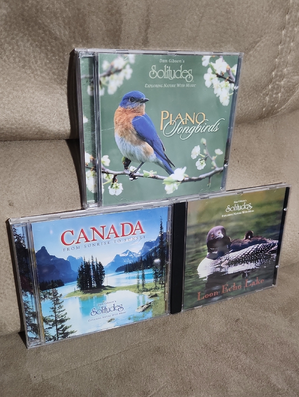 Solitudes  Piano Songbirds , Canada From Sunrise To Sunset&Loon Echo Lake 3 CDs